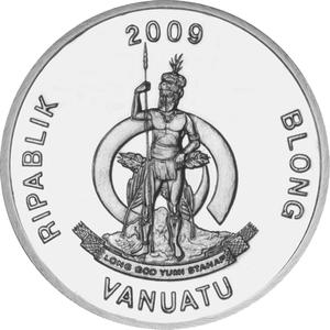 Vanuatu / Ten Vatu 2009 Barack Obama - obverse photo