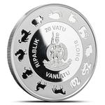 Silver Ounce 2025 Year of the Snake: Photo Coin, Vanuatu, Silver Ounce 2025 Year of the Snake / thumbnail