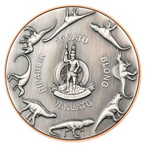 Vanuatu / Ten Vatu 2023 Stegosaurus - obverse photo