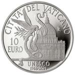 Ten Euro Silver 2021 UNESCO: Photo Coin, Vatican, Ten Euro Silver 2021 UNESCO / thumbnail