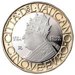 Vatican / Five Euro 2021 Pope Leo X - reverse photo
