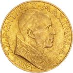 One Hundred Lire 1941 Gold: Photo Coin, Vatican, One Hundred Lire 1941 Gold / thumbnail