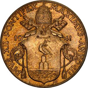 Vatican / Five Centesimi 1941 - obverse photo