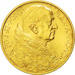 One Hundred Lire 1929 Gold: Photo Coin, Vatican, One Hundred Lire 1929 Gold / thumbnail