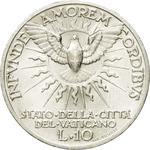 Ten Lire 1939 Sede Vacante: Photo Coin, Vatican, Ten Lire 1939 Sede Vacante / thumbnail
