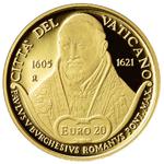 Fifty Euro Gold 2021 Pope Clemens XI: Photo Coin, Vatican, Fifty Euro Gold 2021 Pope Clemens XI / thumbnail