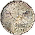 Five Hundred Lire 1958 Sede Vacante: Photo Coin, Vatican, Five Hundred Lire 1958 Sede Vacante / thumbnail