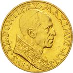 One Hundred Lire 1939 Gold: Photo Coin, Vatican, One Hundred Lire 1939 Gold / thumbnail