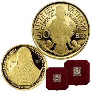 Vatican / Fifty Euro Gold 2021 Pope Clemens XI - reverse photo