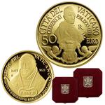 Fifty Euro Gold 2021 Pope Clemens XI: Photo Coin, Vatican, Fifty Euro Gold 2021 Pope Clemens XI / thumbnail