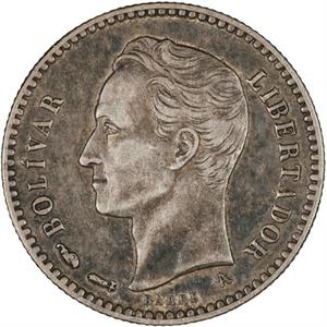 Venezuela / Fifty Centavos 1893 - obverse photo