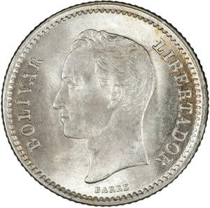 Venezuela / Twenty-five Centesimos 1945 - obverse photo