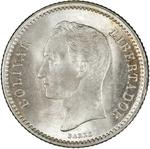 Twenty-five Centesimos 1945: Photo Coin, Venezuela, Twenty Centesimos 1945 / thumbnail