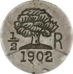 Token Half Real 1902 Hernandez Hermanos Hacienda: Photo Coin, Venezuela, Token Half Real 1902 Hernandez Hermanos Hacienda / thumbnail