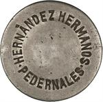 Token Half Real 1902 Hernandez Hermanos Hacienda: Photo Coin, Venezuela, Token Half Real 1902 Hernandez Hermanos Hacienda / thumbnail
