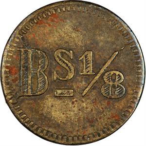 Venezuela / One-eighth Bolivar Token 1916 Maracaibo Leper Colony - reverse photo