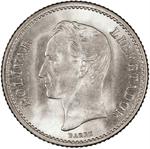 Twenty-five Centimos 1945: Photo Coin, Venezuela, Twenty-five Centimos 1945 / thumbnail