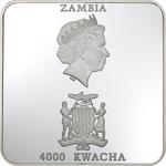 Silver Fifty Grams 2001 Cat in the Window: Photo Coin, Zambia, Silver Fifty Grams 2001 Cat in the Window / thumbnail