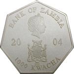 One Thousand Kwacha 2004 Calendar: Photo Coin, Zambia, One Thousand Kwacha 2004 Calendar / thumbnail