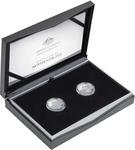Australian Football League 2024 $1 Coloured Fine Silver Proof Two-Coin Set: Photo Australian Football League - Silver Two-Coin Proof Set