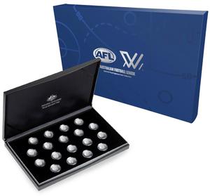 Australia / Australian Football League 2023 $1 Silver Proof Eighteen-Coin Collection - photo
