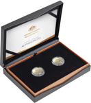 Australian Football League 2024 $1 Coloured Proof Two-Coin Set: Photo Australian Football League - AlBr Two-Coin Proof Set