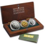 The Australian Family of Precious Metals Coins 1990 Proof Set (1 oz): Photo 1990 Australia 3-Coin Family of Precious Metals Proof Set