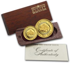 Australia / The Australian Nugget - The 1987 Proof Issue (2 coins) - photo