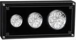 Australian Lunar Series III 2024 Year of the Dragon Silver Proof Three-Coin Set: Photo Australian Lunar Series III 2024 Year of the Dragon Silver Proof Three-Coin Set