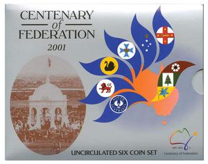 Australia / Centenary of Federation 2001 Uncirculated Six Coin Set - photo