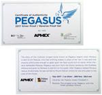Pegasus 2017 Silver Proof / Reverse Frosted Set: Photo 2017 BVI 2-Coin Silver Pegasus Proof/Reverse Proof Set