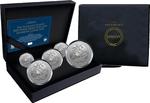 The Falkland Islands 2025 Silver Proof Five Coin Sovereign Collection: Photo 2025 Silver Sovereign Five Proof Coin Set