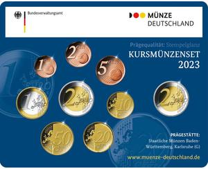Germany / Kursmünzenset 2023 Stempelglanz (G) / Brilliant Uncirculated Set 2023 (Karlsruhe) - photo