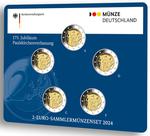175. Jubiläum Paulskirchenverfassung (ST) / 175th Anniversary of the Frankfurt Constitution (BU): Photo 2 euro special set 2024 "175. Jubiläum Paulskirchenverfassung" (ST)
