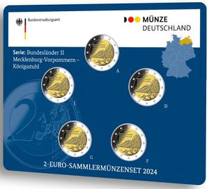 Germany / 2 euro collector coins set 2024 Bundesländer II - Mecklenburg-Vorpommern - photo