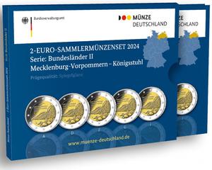 Germany / 2 euro collector coins set 2024 Bundesländer II - Mecklenburg-Vorpommern (Proof) - photo
