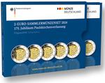 175. Jubiläum Paulskirchenverfassung (SP) / 175th Anniversary of the Frankfurt Constitution (Proof): Photo 2 euro special set 2024 "175. Jubiläum Paulskirchenverfassung" (SP)