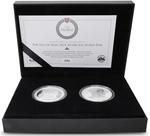 The Isle of Man 2024 Silver 1oz Noble Pair: Photo 2024 Proof Isle of Man Silver The Noble 2-Coin Se