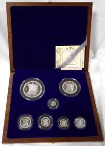Isle of Man / 1988 Isle of Man Platinum Noble 6-Coin Proof Set - photo