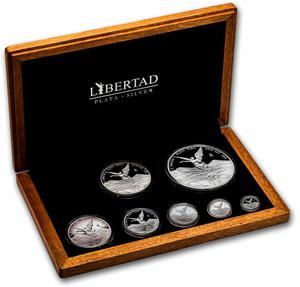 Mexico / Libertad Serie Plata / Acabado Espejo / 2019 (Libertad Silver Series - Proof, 7 Coins) - photo