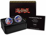 Yu-Gi-Oh! Colorized Silver Set - Maximillion Pegasus and Dark Magician Girl: Photo Yu-Gi-Oh! 2022 Niue 2-Coin Ag Color Set - Max/Dark Magician Girl