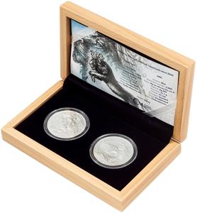 Niue / Czech Lion and Slovak Eagle 2024, Silver - photo