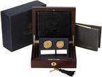 Coins That Built an Empire, 2015: Photo 2015 East India Company Gold Proof One Mohur and 1 Guinea Coin Set