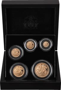 Saint Helena / The 2025 Sovereign Gold Proof Five Coin Set - photo