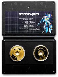 Samoa / Transformers Original Coin Set 2 z 1 oz Silver Coins (2024) - photo