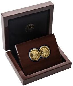 South Africa / 2024 Big 5 Elephant Gold Proof Set - photo