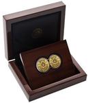 2023 Big 5 Buffalo Gold Proof Set: Photo 2023 1/4oz South African Big Five Series II - Buffalo .9999 Gold Proof 2 Coin Set