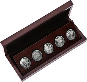South Africa / Big Five II Prestige Set - Silver - photo