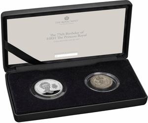 United Kingdom / The 75th Birthday of HRH The Princess Royal Collector Coin Set - photo