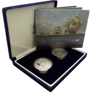 United Kingdom / United Kingdom 2005 Silver Proof Commemorative 2xCrown Set - photo
